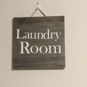 Laundry Room Rustic Sign